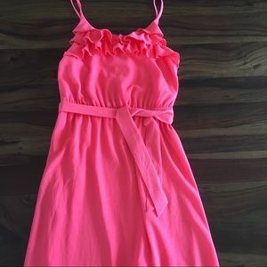 Salmon color dress NEW girls 14
